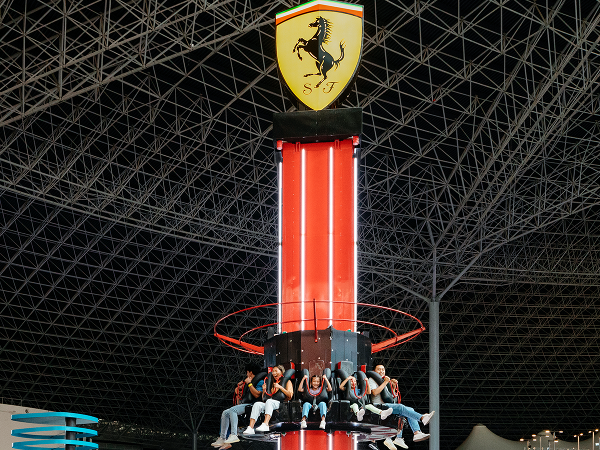Yas Island park, representative Ferrari World image